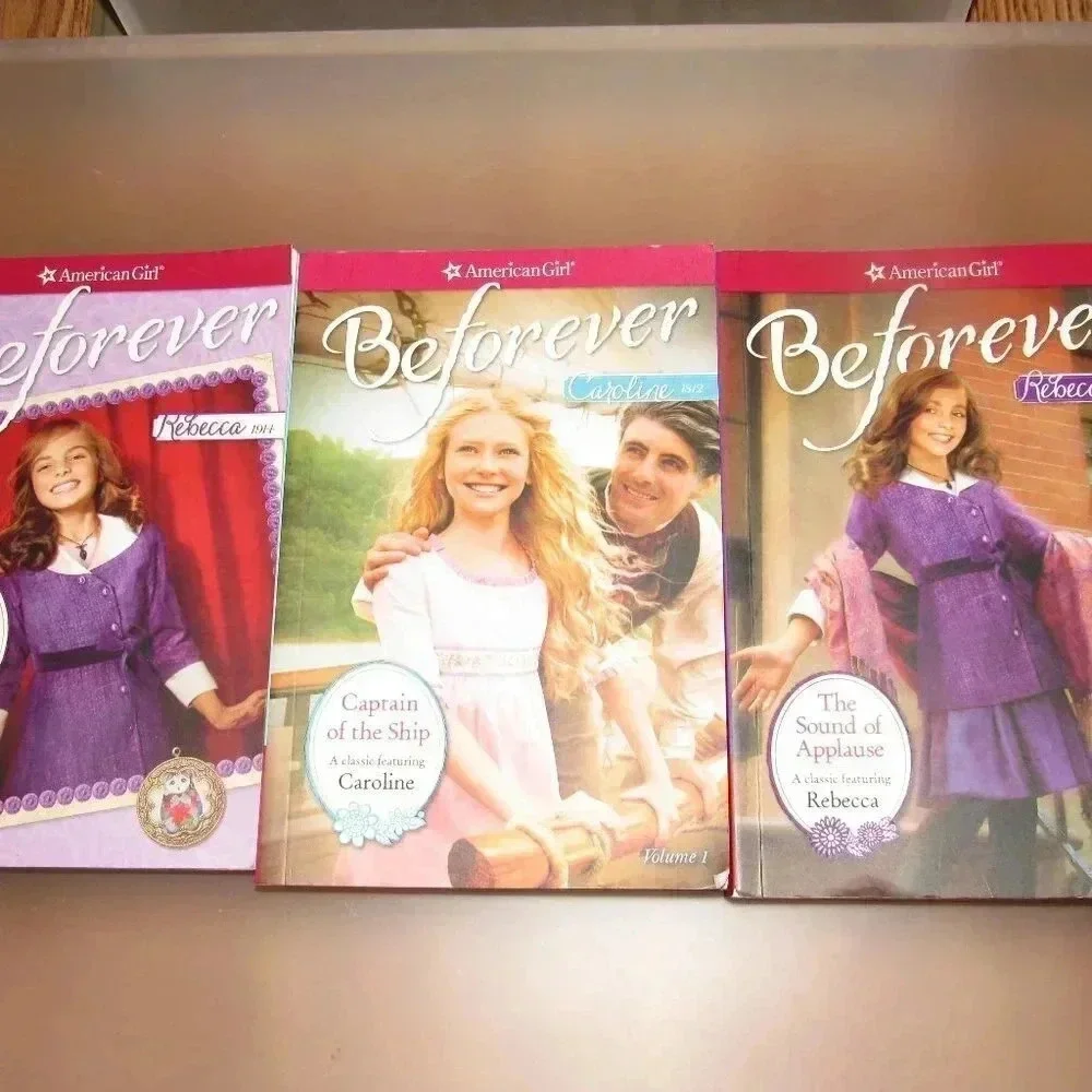 American Girl Doll (3) Books BEFOREVER Series~Sound of Applause,Captain of Ship+